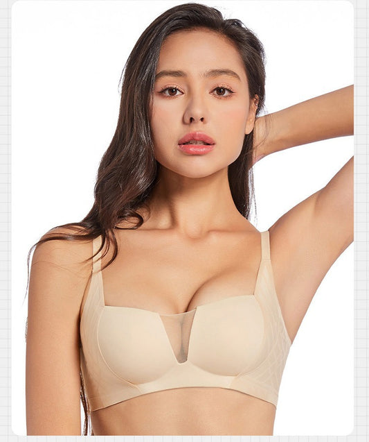 BellyEase™ 3D Velvet Jelly Bra — Wireless Comfort & Soft Support for Everyday Wear