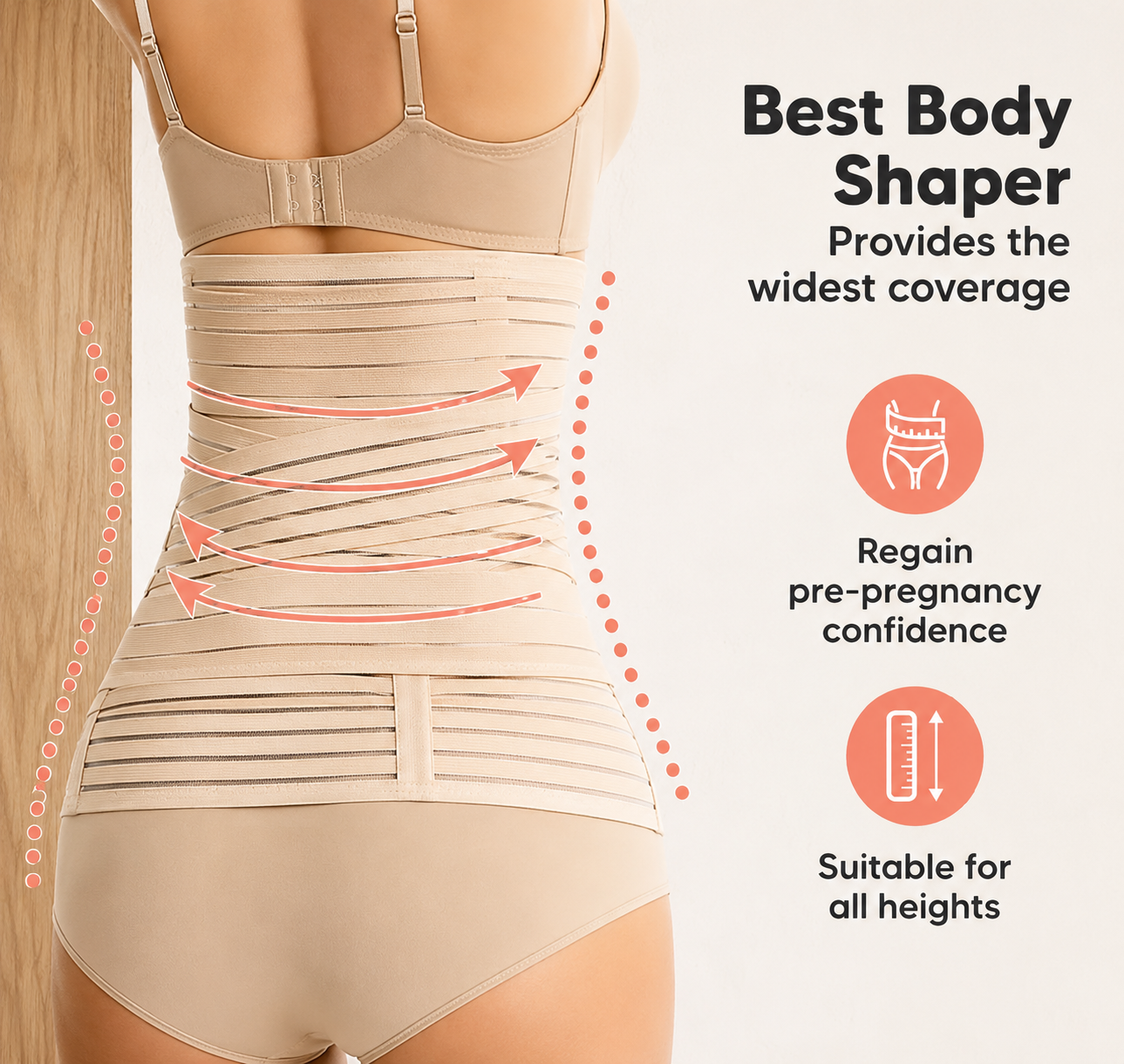 BellyEase™ Postpartum Belly Wrap — Adjustable Comfort Support for New Moms