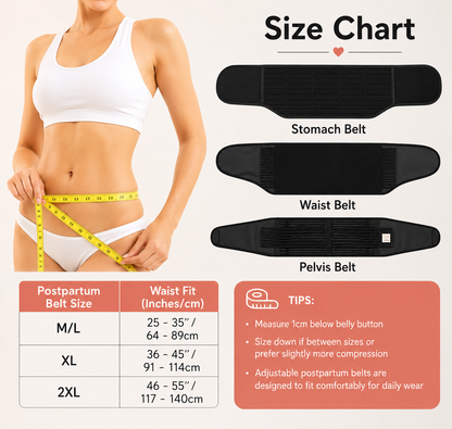 BellyEase™ Postpartum Belly Wrap — Adjustable Comfort Support for New Moms