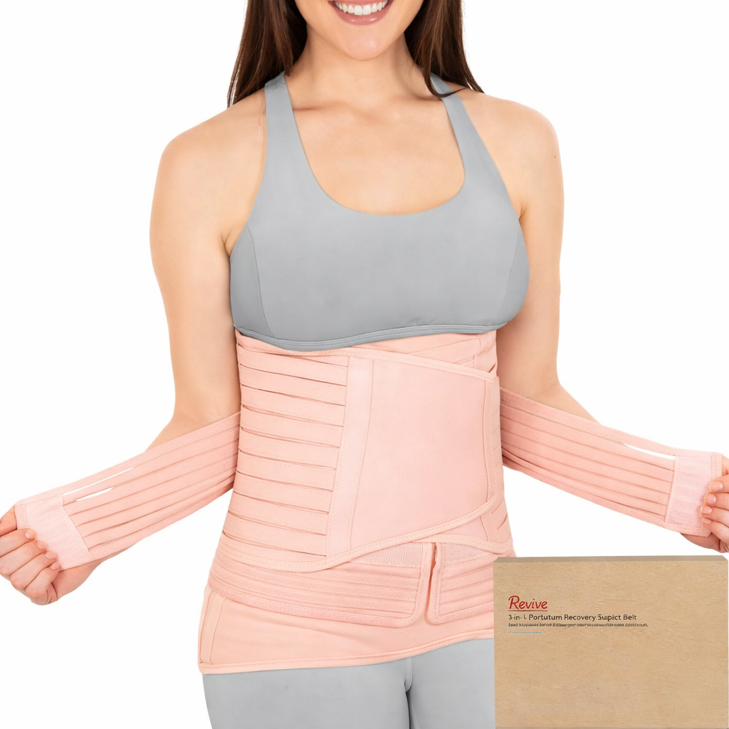 BellyEase™ Postpartum Belly Wrap | #1 C-Section Recovery Belt | Doctor Recommended for New Moms