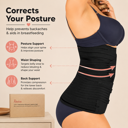 BellyEase™ Postpartum Belly Wrap — Adjustable Comfort Support for New Moms