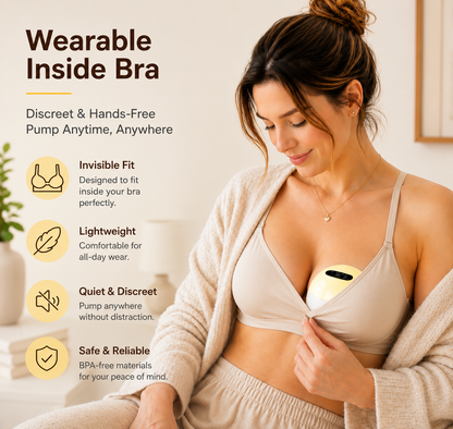 Belly Ease™  Yellow GentleFlow Breast Pump