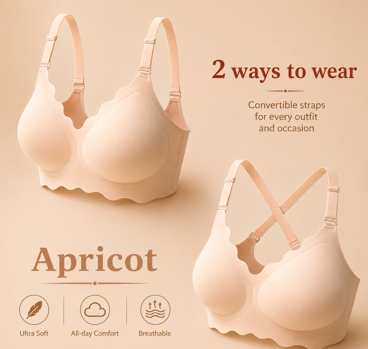 BellyEase™ Strip Nursing Bra