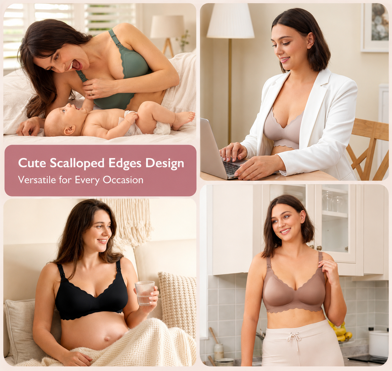BellyEase™ Strip Nursing Bra