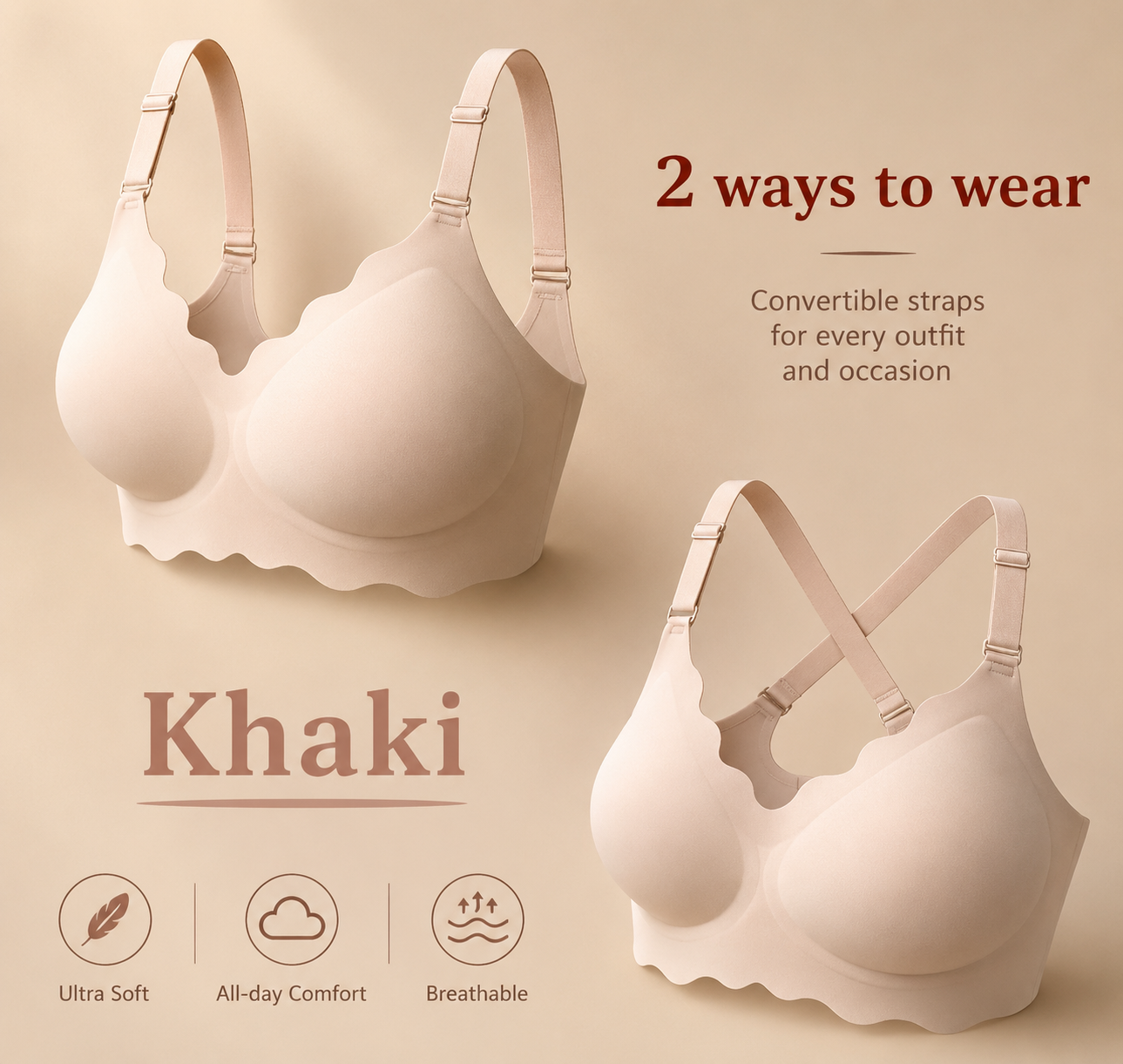 BellyEase™ Strip Nursing Bra