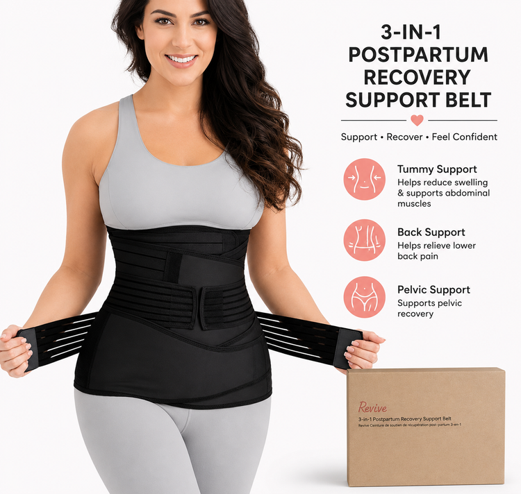 BellyEase™ Postpartum Belly Wrap — Adjustable Comfort Support for New Moms