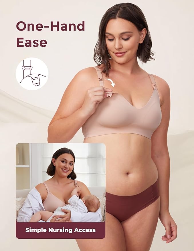 BellyEase™ Nursing Bra — Wire-Free Comfort for Breastfeeding Moms