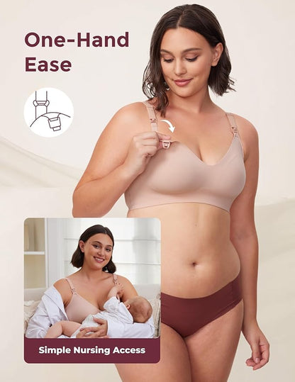 BellyEase™ Nursing Bra — Wire-Free Comfort for Breastfeeding Moms