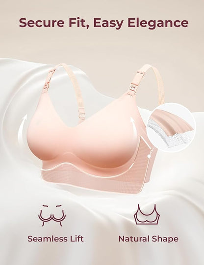 BellyEase™ Nursing Bra — Wire-Free Comfort for Breastfeeding Moms