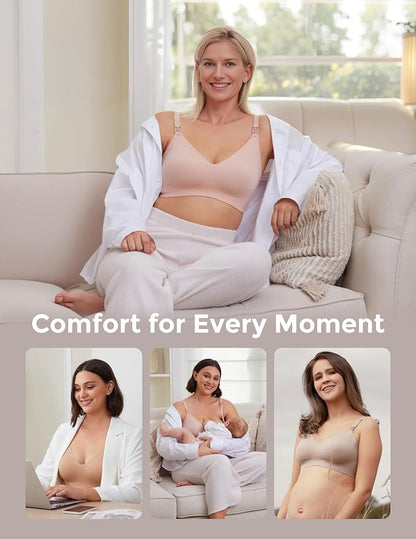 BellyEase™ Nursing Bra — Wire-Free Comfort for Breastfeeding Moms