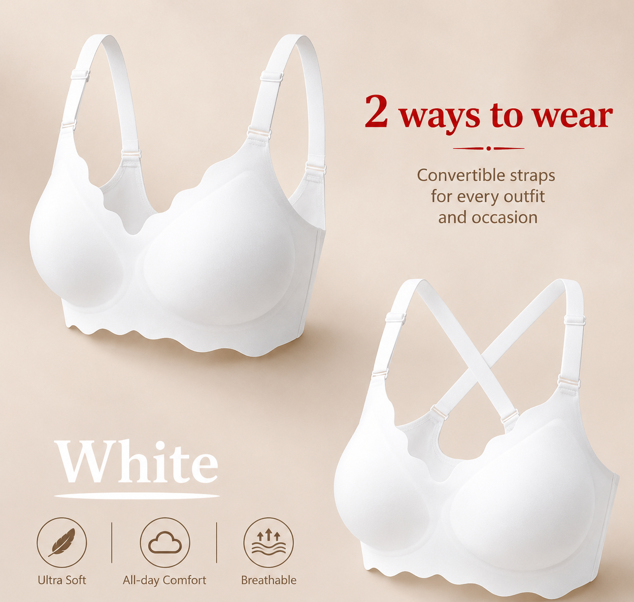 BellyEase™ Strip Nursing Bra