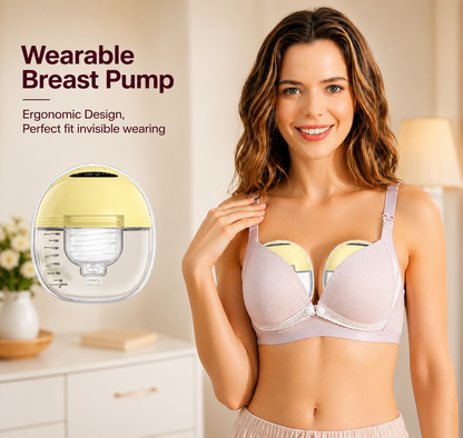 Belly Ease™  Yellow GentleFlow Breast Pump
