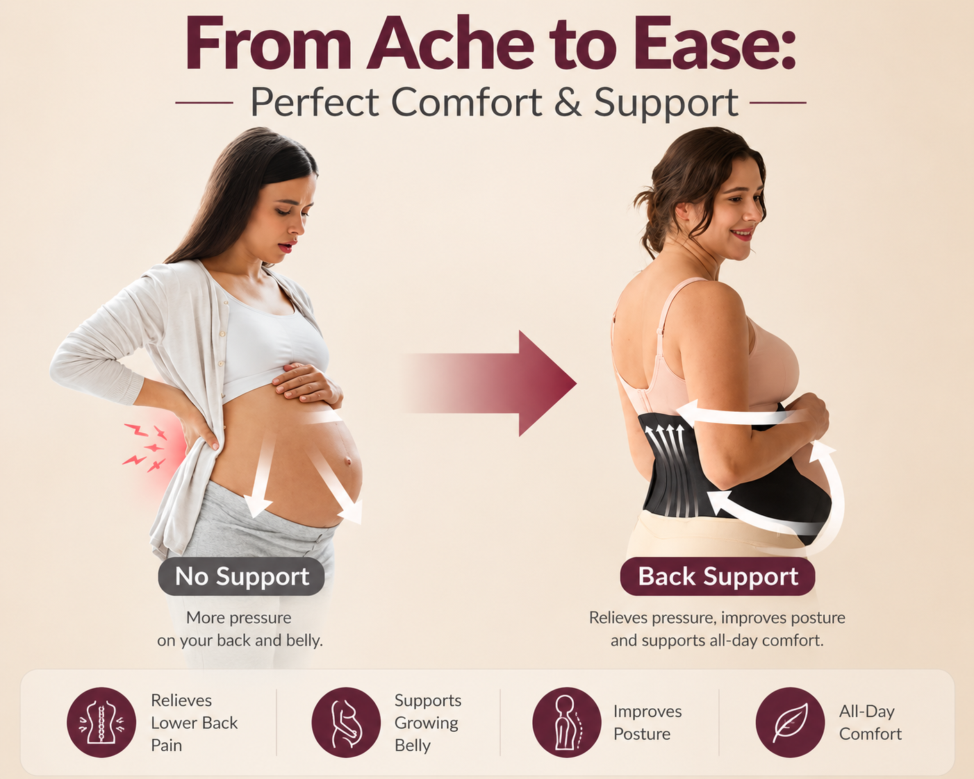 BellyEase™ Ergonest Maternity Support Belt