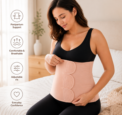 BellyEase™ ErgoWrap — 360° Adjustable Comfort Belt for New Moms