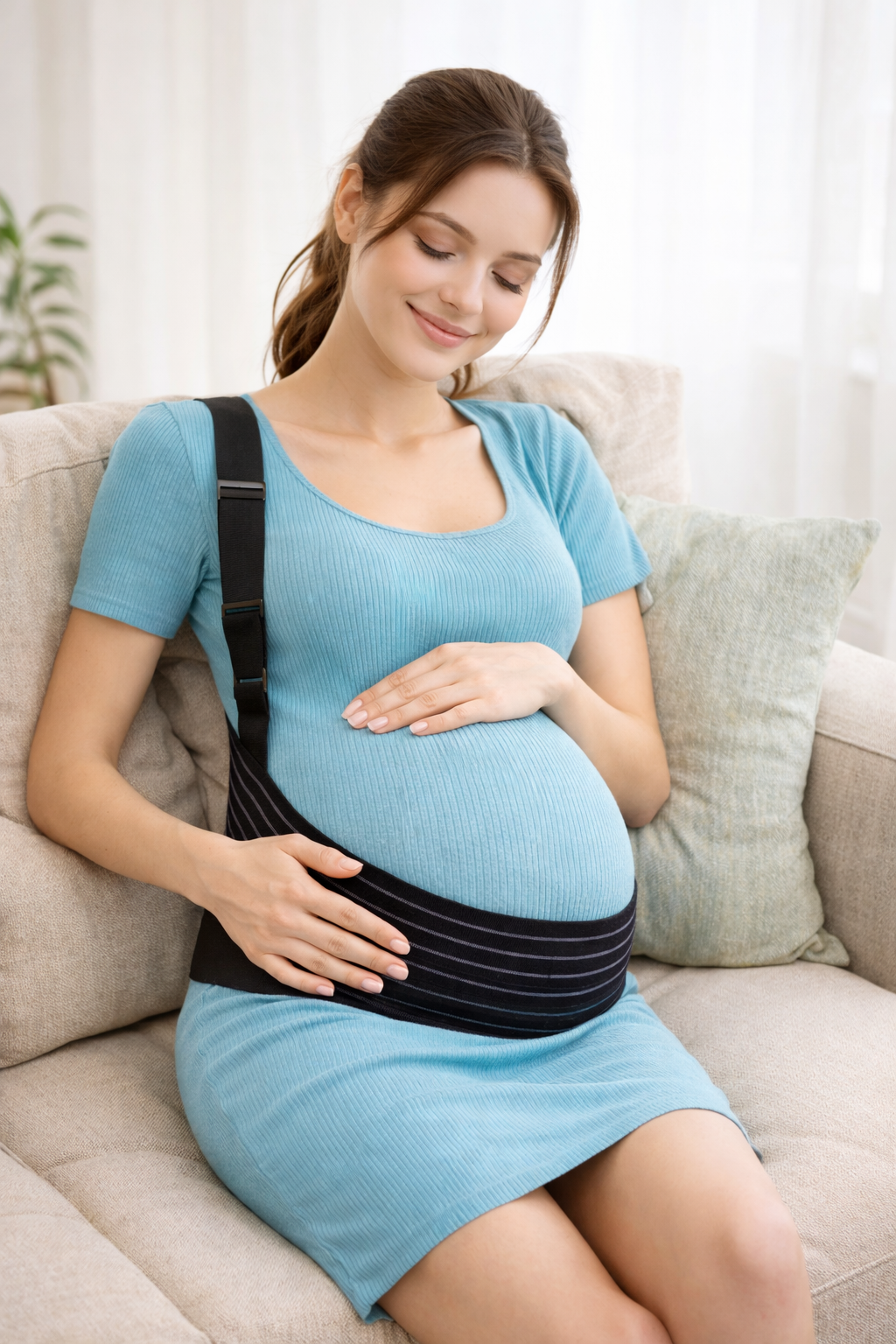 BellyEase™ BumpSupport Belt — Comfortable Pregnancy Belly & Back Support