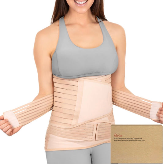 BellyEase™ Postpartum Belly Wrap | #1 C-Section Recovery Belt | Doctor Recommended for New Moms