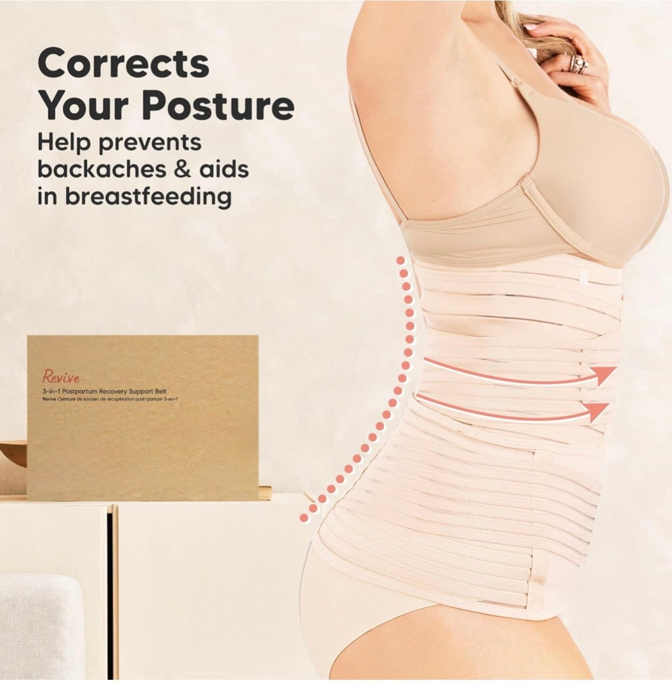 BellyEase™ Postpartum Belly Wrap | #1 C-Section Recovery Belt | Doctor Recommended for New Moms