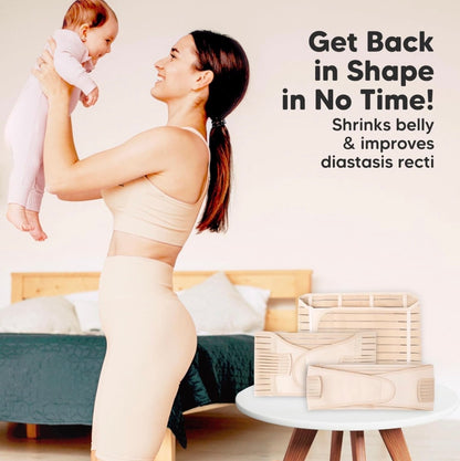BellyEase™ Postpartum Belly Wrap | #1 C-Section Recovery Belt | Doctor Recommended for New Moms