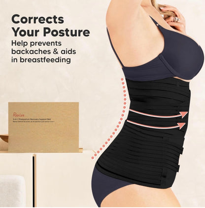BellyEase™ Postpartum Belly Wrap | #1 C-Section Recovery Belt | Doctor Recommended for New Moms