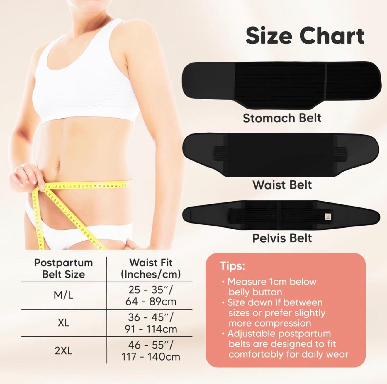 BellyEase™ Postpartum Belly Wrap | #1 C-Section Recovery Belt | Doctor Recommended for New Moms