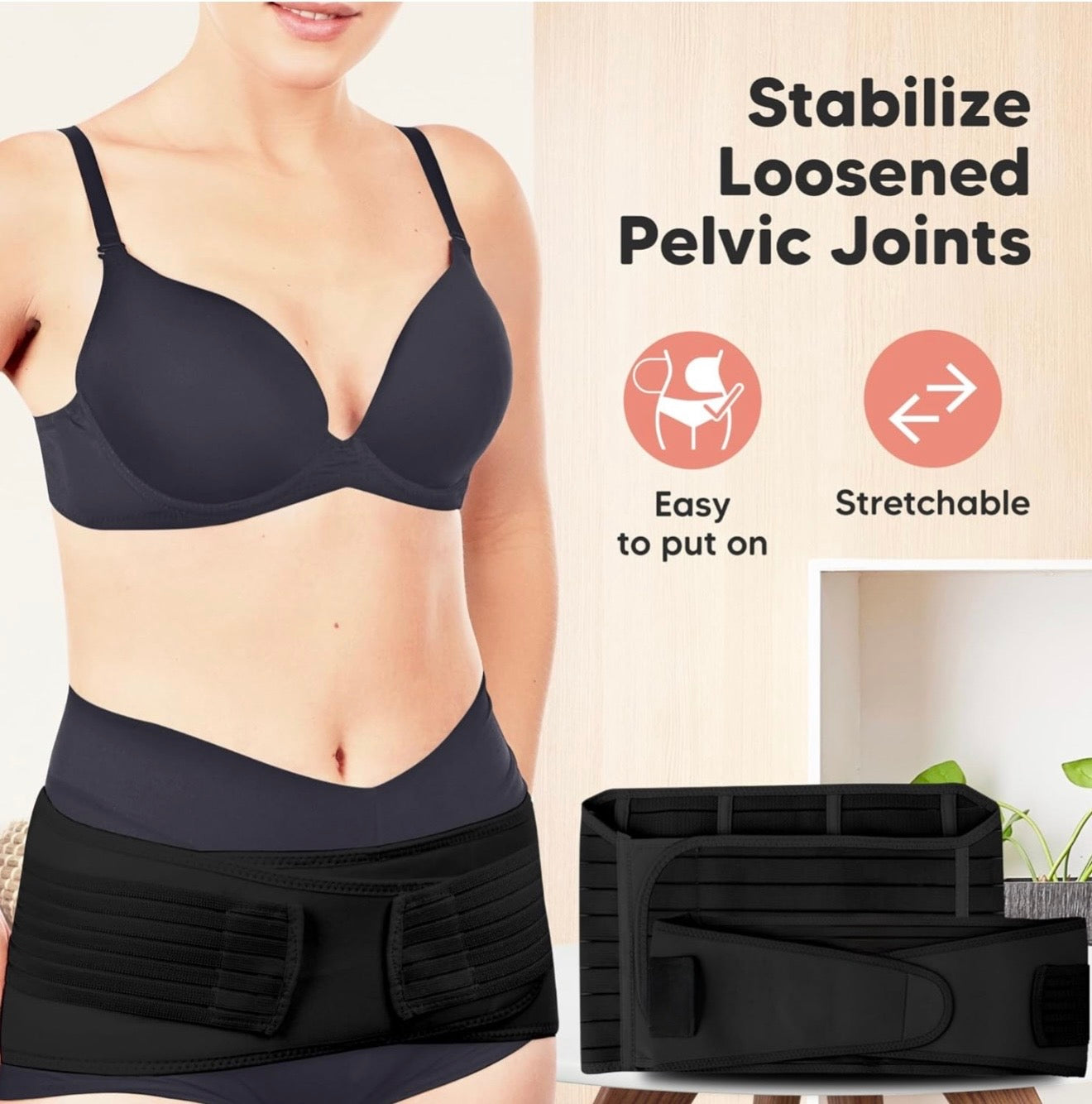 BellyEase™ Postpartum Belly Wrap | #1 C-Section Recovery Belt | Doctor Recommended for New Moms