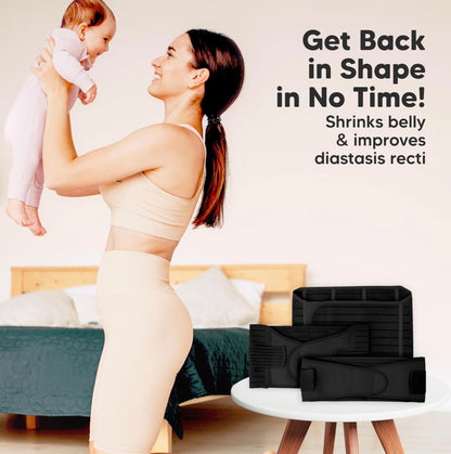 BellyEase™ Postpartum Belly Wrap | #1 C-Section Recovery Belt | Doctor Recommended for New Moms