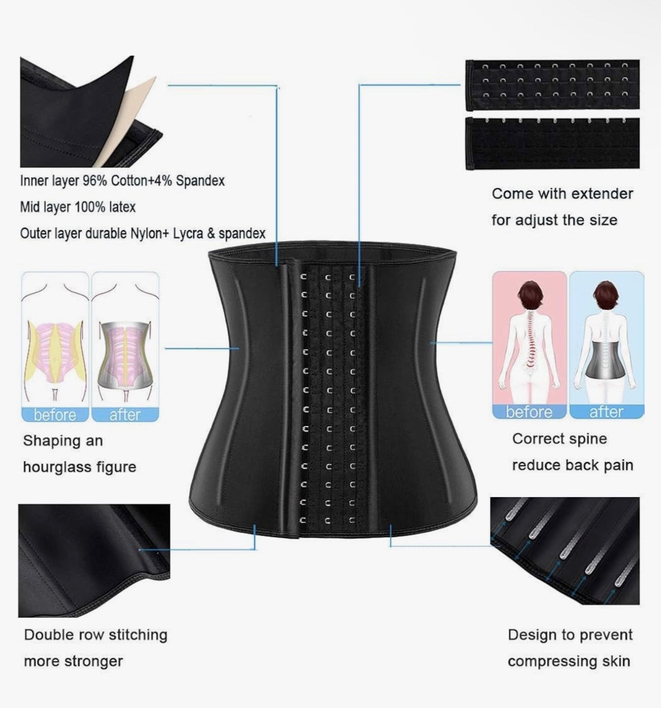 BellyEase™ Breathable Mesh Postpartum Support Belt