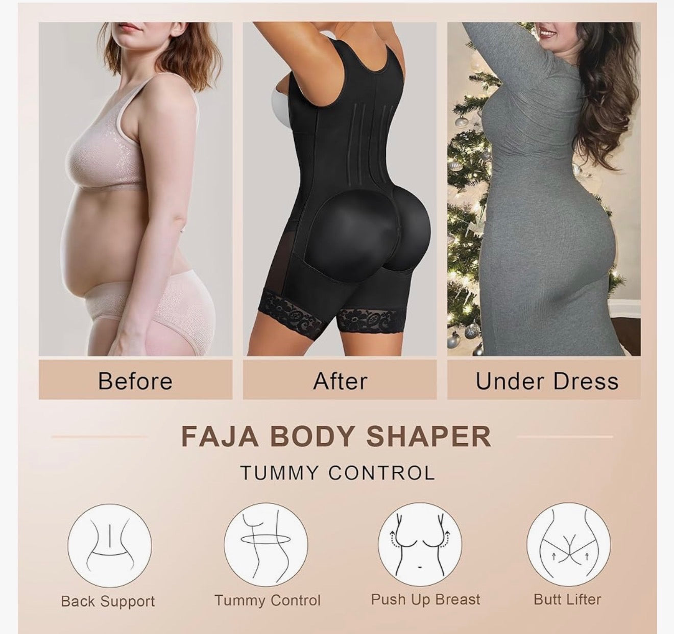BellyEase™ SculptFit Postpartum Support Suit | Full-Body Recovery for New Moms