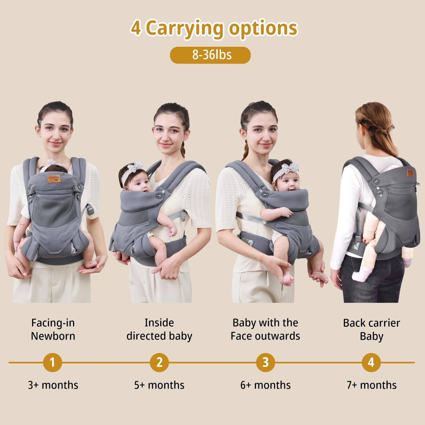 Belly Ease™ Baby Support Carrier