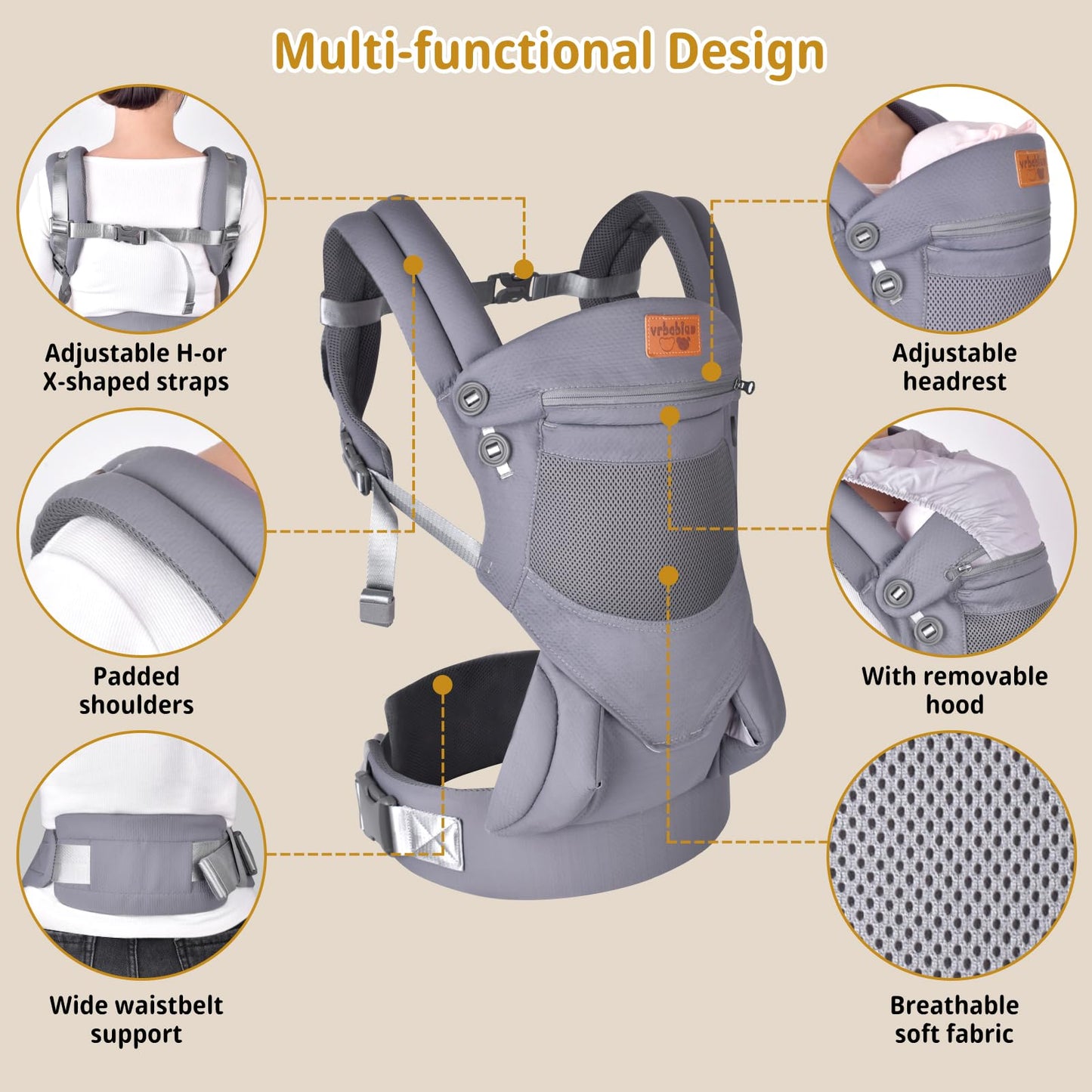 Belly Ease™ Baby Support Carrier