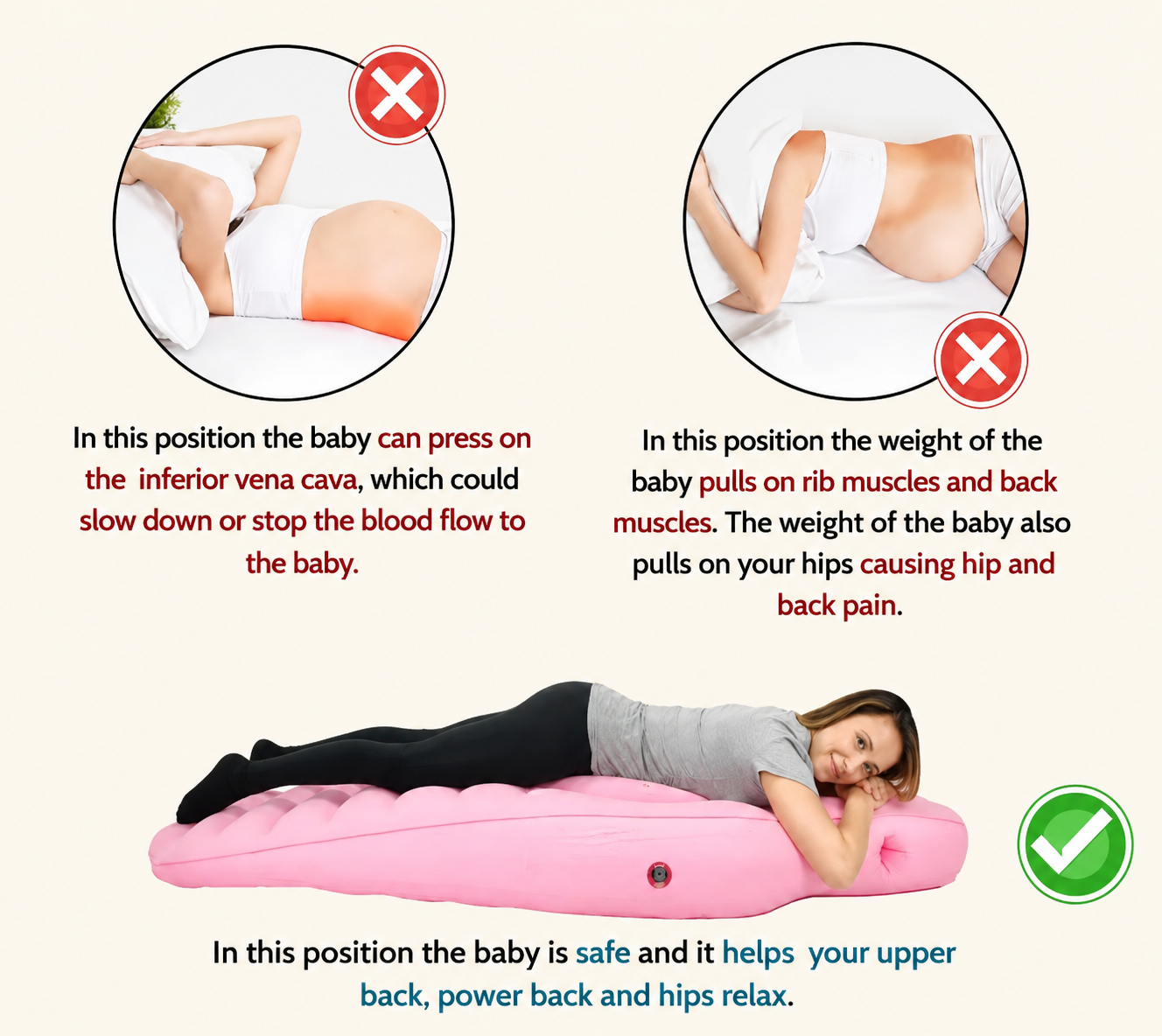 BellyEase™ O-Shape Full Body Pregnancy Pillow — 170cm Maternity Support Pillow