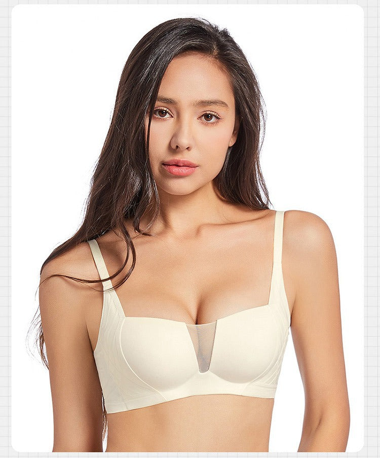 BellyEase™ 3D Velvet Jelly Bra — Wireless Comfort & Soft Support for Everyday Wear