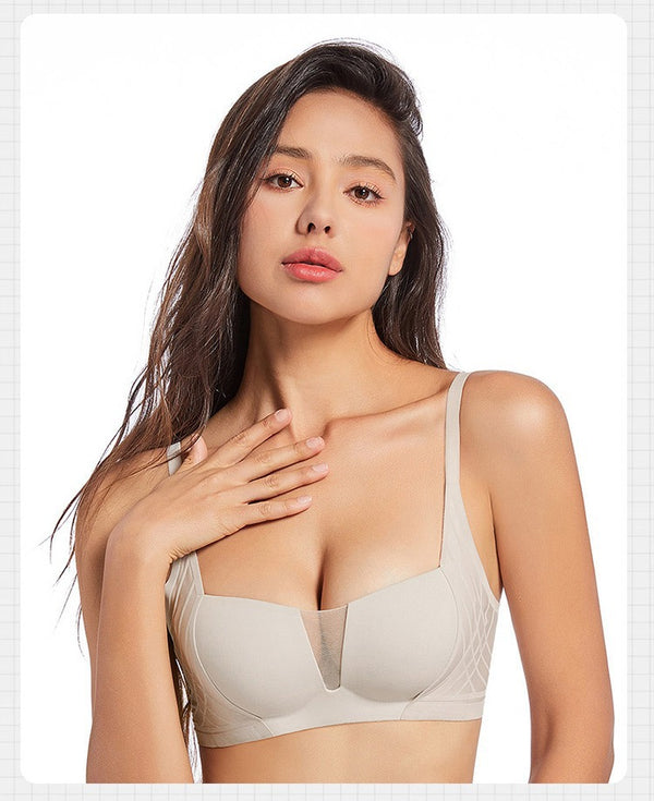 BellyEase™ 3D Velvet Jelly Bra — Wireless Comfort & Soft Support for Everyday Wear