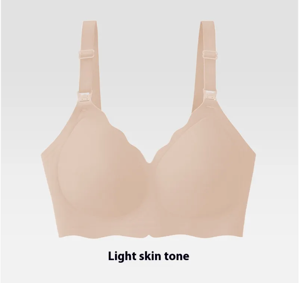 BellyEase™ Strip Nursing Bra — Lightweight Wire-Free Comfort for Breastfeeding Moms